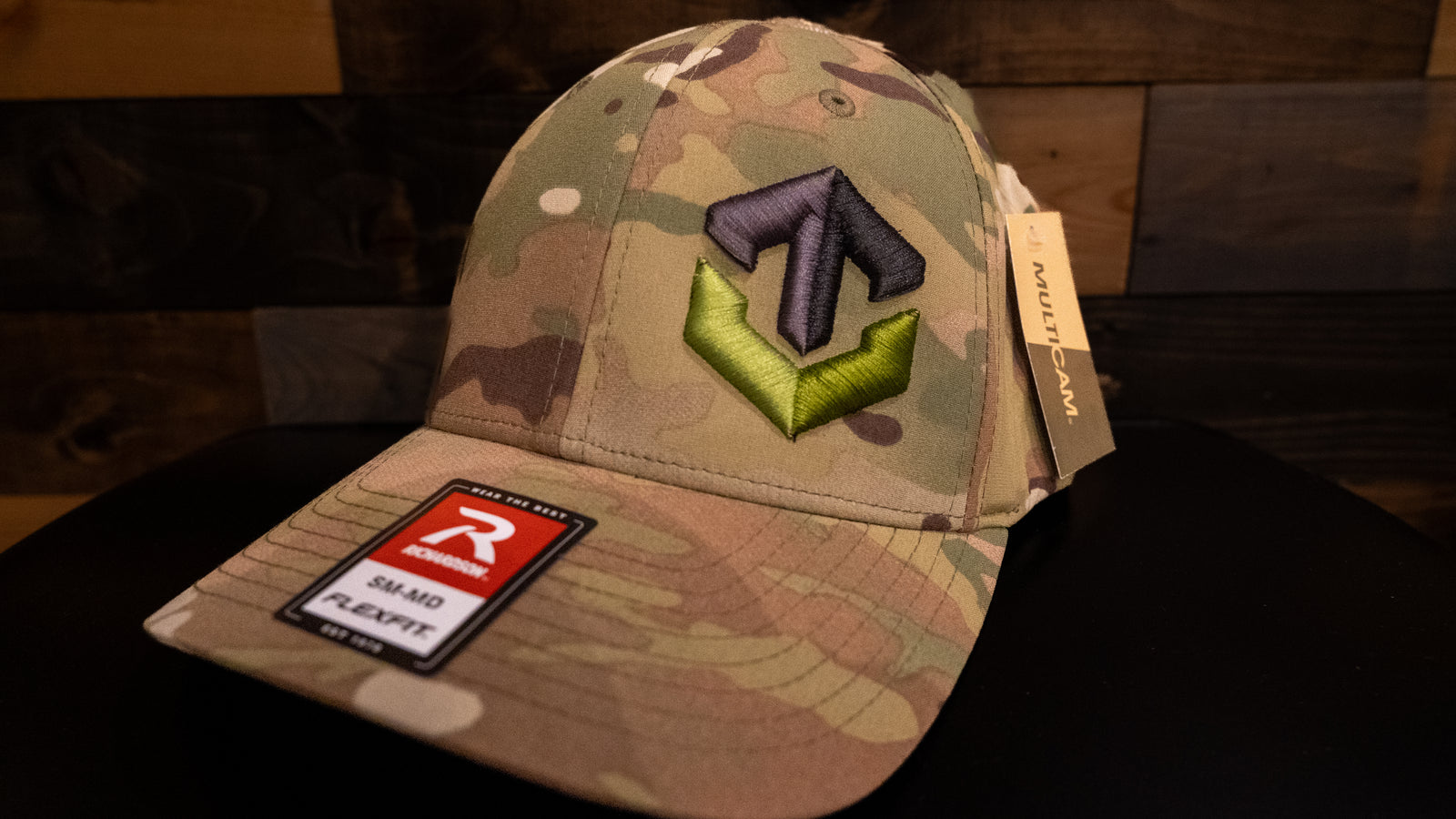 Multi Camo Puffy Icon Hat