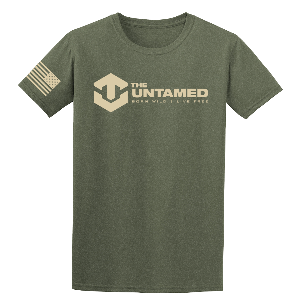 The Untamed Basic Tee -Military Green